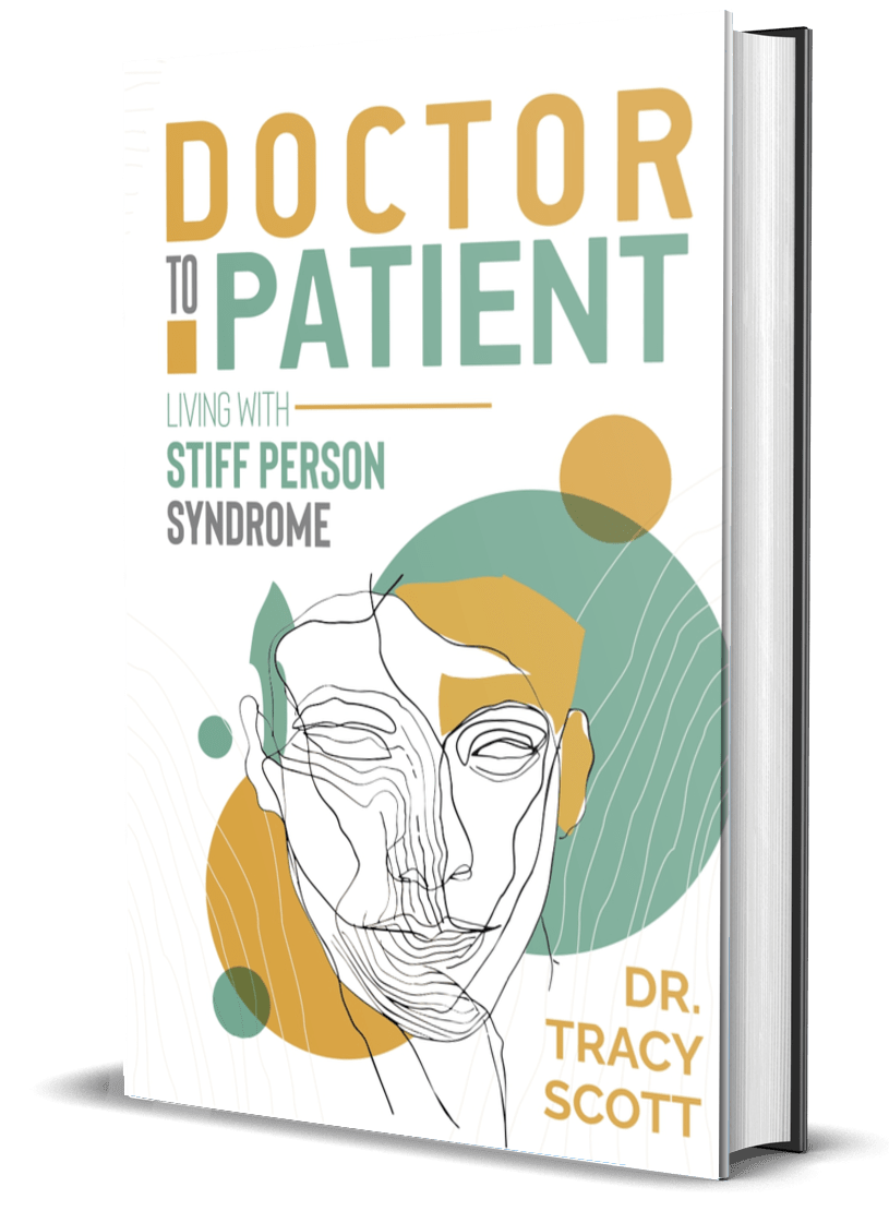Living with Stiff Person Syndrome Dr Tracy Scott Book Cover